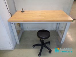 Bild Werkbank mit Massivholzplatte